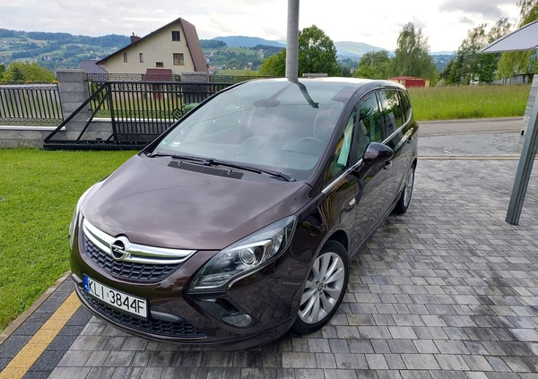 Opel Zafira cena 38900 przebieg: 144100, rok produkcji 2012 z Limanowa małe 211